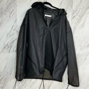 mnml Transparent Hooded Pullover Raincoat